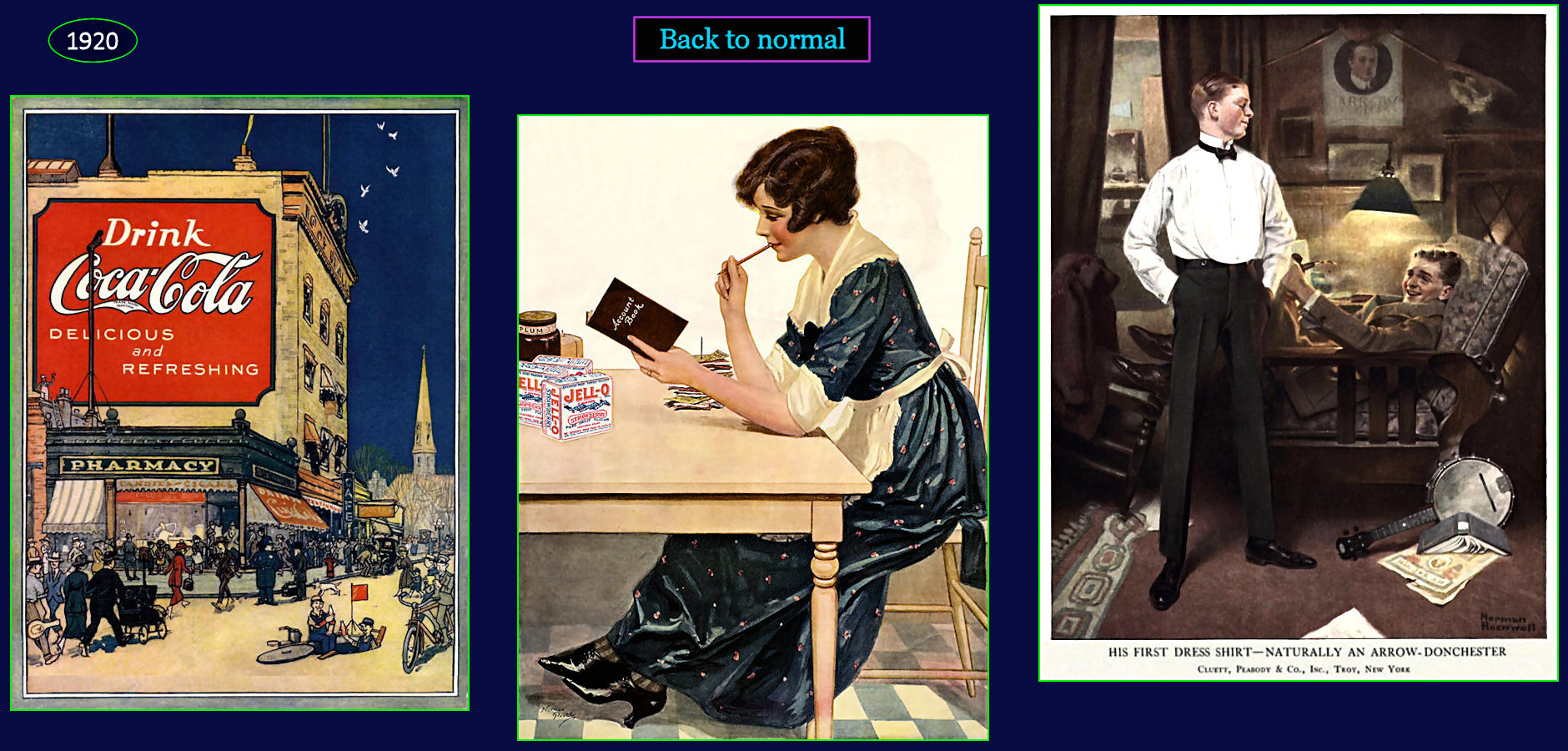 Urban ads, 1920